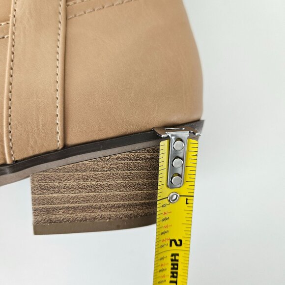 Universal Thread Womens Western Knee High Light Brown Memory Foam Boots Size 8 - Picture 4 of 13